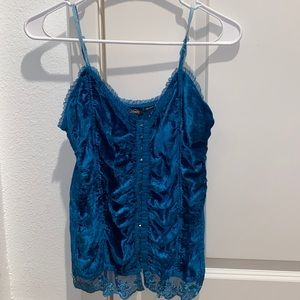 Velvet Corset Tank